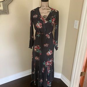 Loft Floral maxi dress XXSp
